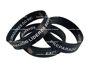 Pulseira em silicone - 15mm ERB Preparado Preta