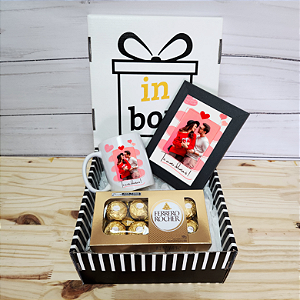 In Box - Kit Amor, Fotos e Chocolates