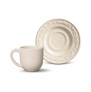 6 Xícaras de café acanthus cru 72 ml