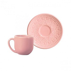 6 Xícaras de café agra rosa 112 ml