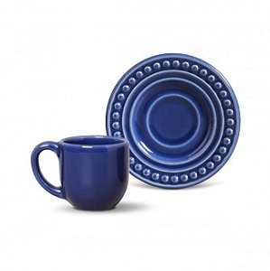 6 Xícaras de café atenas azul navy 72 ml