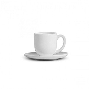 6 Xícaras de café coup branco 112 ml