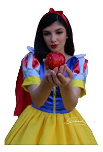 Vestido Da Branca De Neve Adulto Princesa Luxo