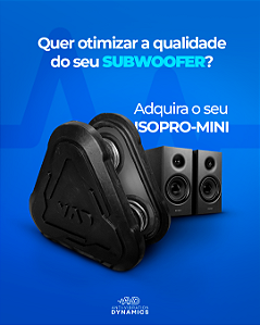 Base para Monitor ISOPRO-MINI-C3-01-B (Caixa com 4 Peças)