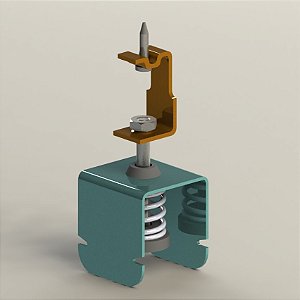 Isoflex-S-530-01-B Com Suporte Roscado (4 - 13 kgf)