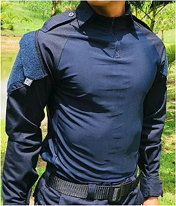 Camisa Combate Azul Marinho