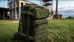 Mochila Tática Verde Oliva