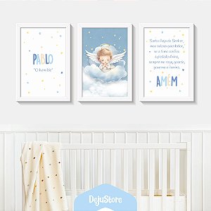 Kit Quadros: Anjo na Nuvem