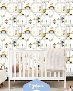 Papel de Parede Carrinhos 01