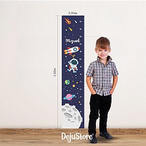 Régua de Crescimento: Astronauta