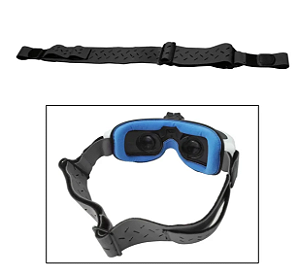 Elástico Strap Goggles v1, v2 e 2 - Preto