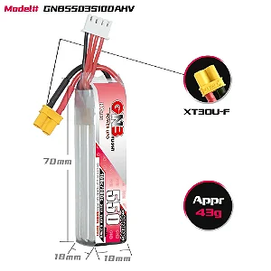 Bateria Lipo Gnb HV 3s 550mah