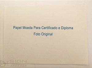 Papel Moeda A4 Certificado  ( Modelo 04 ) _25Unid