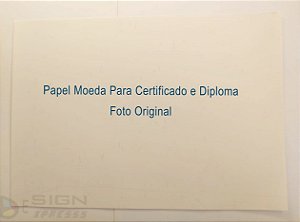 Papel Moeda A4 Para Imprimir Seu Certificado Digital Pdf - 5unid