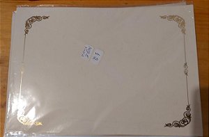 Papel Moeda Certificado A4 (Modelo 08 ) - LEIA A DESCRIÇÃO