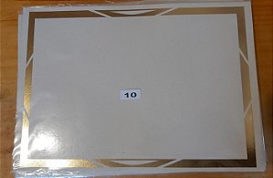 Papel Moeda Certificado A4 (Modelo 09 ) - LEIA A DESCRIÇÃO