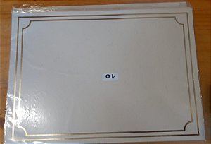 Papel Moeda Certificado A4 (Modelo 06 ) - LEIA A DESCRIÇÃO