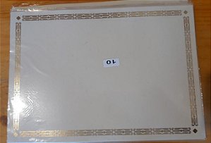Papel Moeda Certificado A4 (Modelo 20 ) - LEIA A DESCRIÇÃO