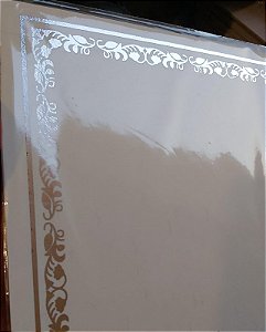 Papel Moeda Certificado A4 BORDA PRATA (Modelo 01 ) - FIM DE ESTOQUE - LEIA A DESCRIÇÃO