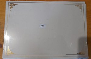 Papel Moeda Certificado A4 (Modelo 07) -  LEIA A DESCRIÇÃO