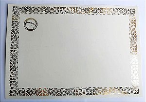 Papel Moeda Certificado A4 (Modelo 25 ) - Promoção