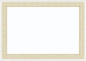 Papel Moeda Certificado A4 (Modelo 36) - Promoção
