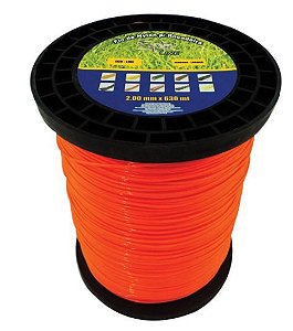 Fio de Nylon 2,00mm Redondo Rolo 559 Metros 2Kg