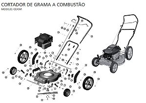 Peças de Reposição Cortador de Grama Combustao Tramontina CC45M