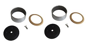 Kit 2 Pistão Completo Compressor Tekna CPSH9025 CPSH9050