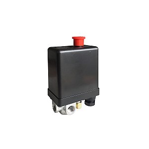 Pressostato Automático De Botão 100 / 140 Psi 4 Vias