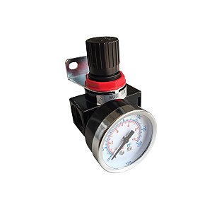 Regulador De Pressão Compressor Com Manômetro 1/2"