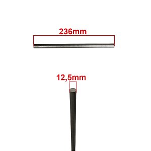 Eixo Carrinho De Mão Aço 12,5x236mm Tramontina Extra Forte