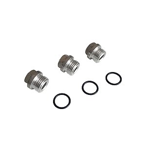 Kit 3 Tampas Valvula Lavadora Tekna HL200V HL2001V HL2002V