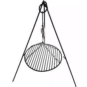 Trempe e Corrente Grelha Fogo De Chão 95x48x2 cm