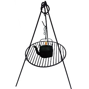 Trempe e Grelha Churrasco Fogo De Chão 95x48x2 Cm