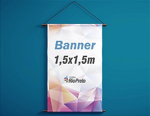Banner 150x150cm - Impressão digital em lona