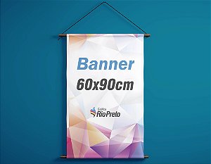 Banner 60x90cm - Impressão digital em lona