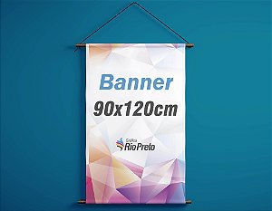 Banner 90x120cm - Impressão digital em lona