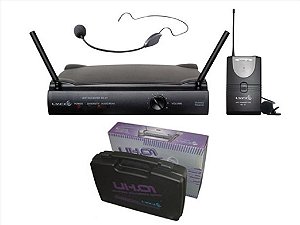 Microfone Sem Fio Headset Lyco C/ Maleta Usado Uma Vez