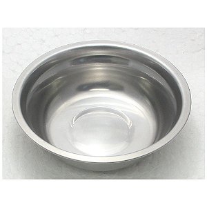 10 Tigela Redonda Bacia em aço Inox 25cm Elite ELB0552-10