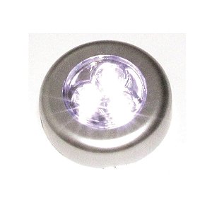 10 Luminária de Toque 3 Leds COM Pilhas Luz / 3020-10-prata
