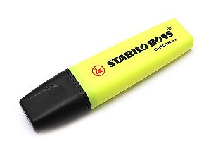 Marca Texto Amarelo Neon Stabilo Boss