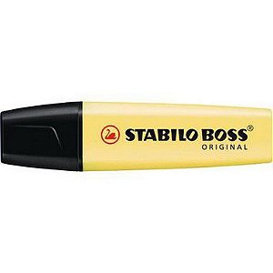 Marca Texto Amarelo Pastel Stabilo Boss