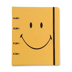 Caderno Argolado Smiley Cicero