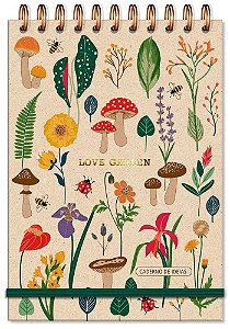 Caderno de Ideias Love Garden Fina Ideia