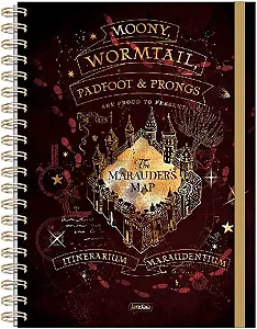 Caderno Universitário NEO Harry Potter 80 Folhas JandaIA Com Inteligência Artificial