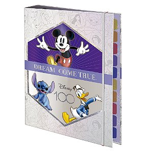 Bloquinhos de Anotações Disney 100 Coleção Especial com 5 Modelos
