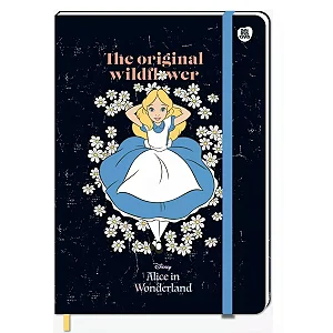Caderneta C/ Elastico Alice No Pais Das Maravilhas - ANIMATIVA