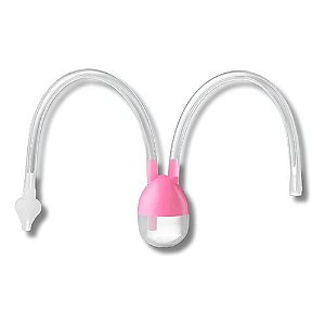 Aspirador Nasal Infantil de Sucção Bebê Rosa