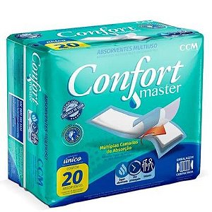 Absorvente Geriátrico Multiuso Confort Master CCM Tamanho Único 20 Unidades